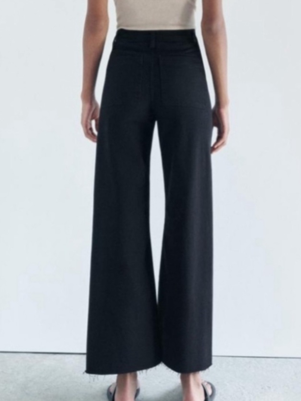 Zara Black The Marine Straight Jeans - Picture 5 of 7